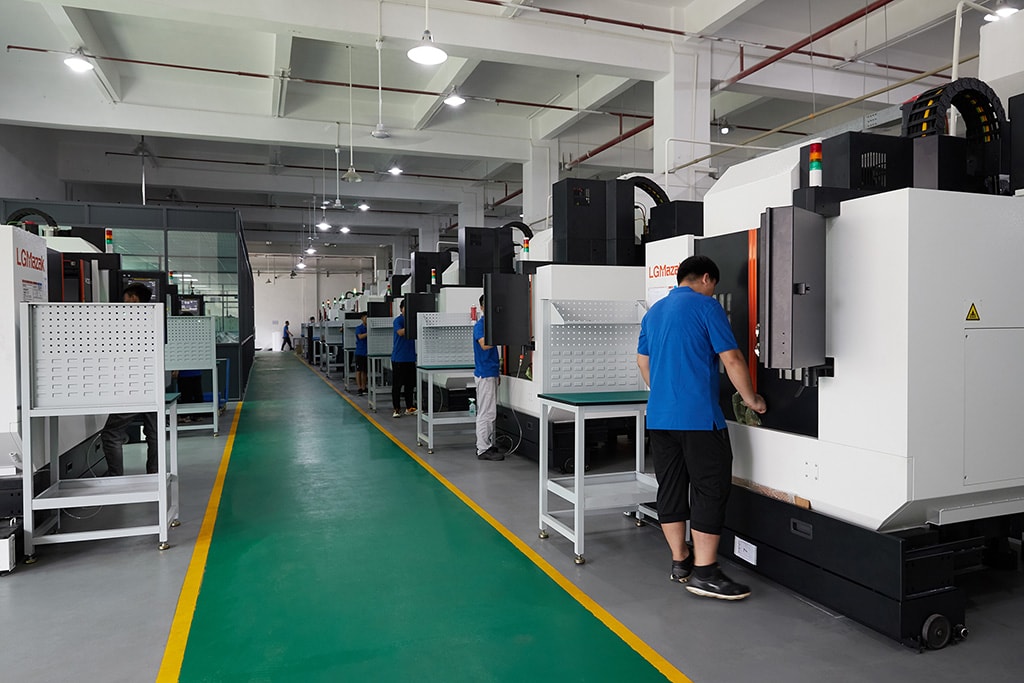 3 axis,4 axis, and 5 axis CNC Machining workshop of 3 Axis CNC Milling 